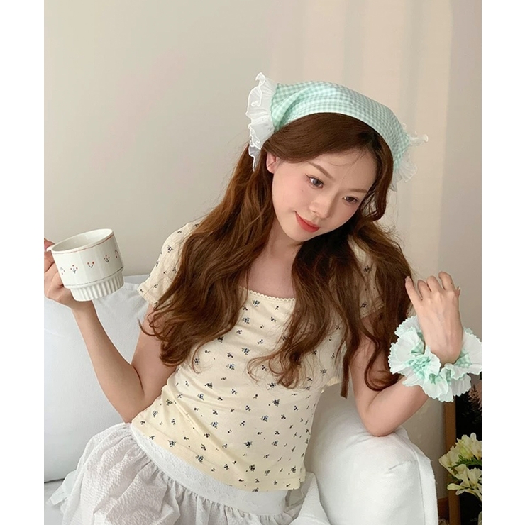 冬新作 ギンガムチェックリル カチューシャ型 | ShopNikoNiko | 詳細画像18 