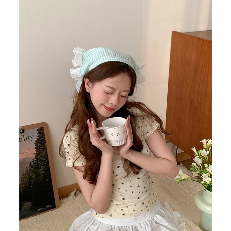 冬新作 ギンガムチェックリル カチューシャ型 | ShopNikoNiko | 詳細画像19 