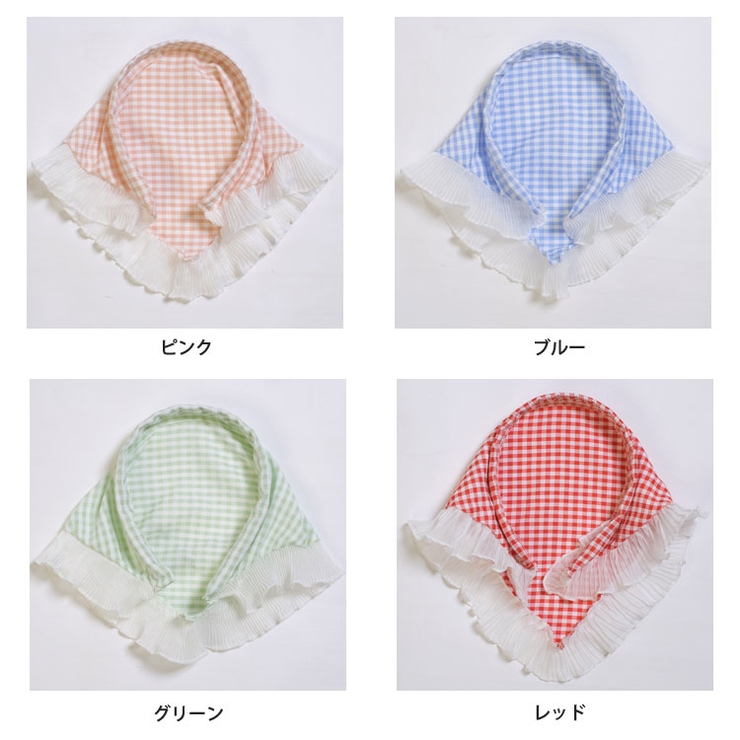 冬新作 ギンガムチェックリル カチューシャ型 | ShopNikoNiko | 詳細画像2 