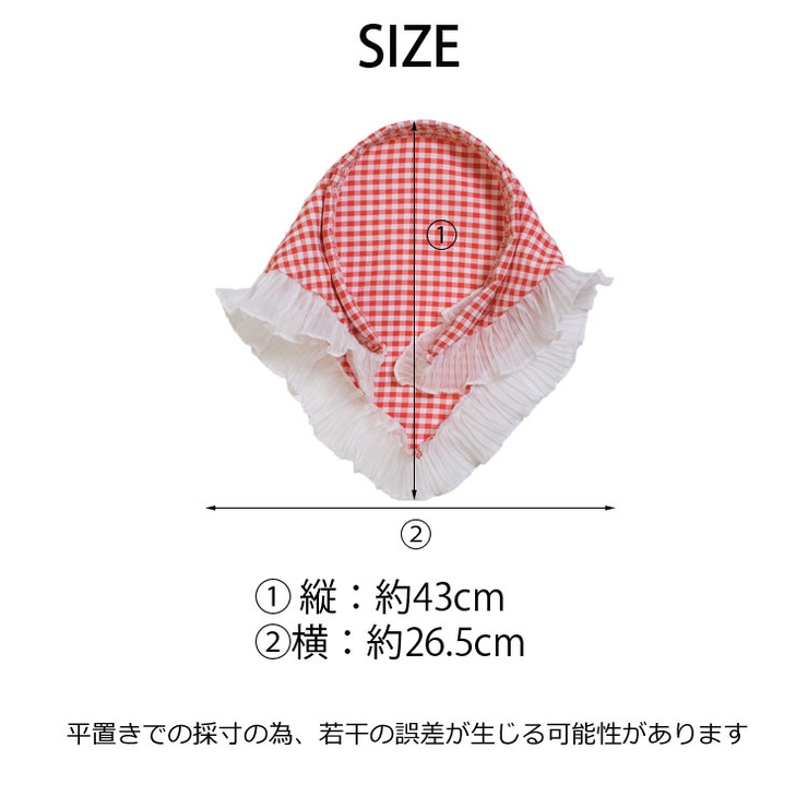 冬新作 ギンガムチェックリル カチューシャ型 | ShopNikoNiko | 詳細画像3 