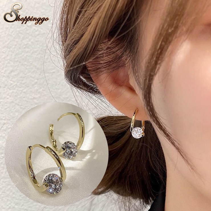 フープピアス リングピアス 小振り | shoppinggo | 詳細画像1 