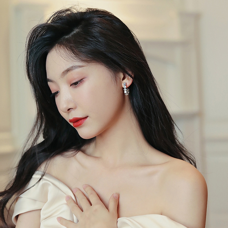 リングピアス キラキラ ピアス | shoppinggo | 詳細画像12 