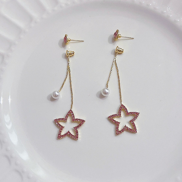 パール ピアス 星 | shoppinggo | 詳細画像5 
