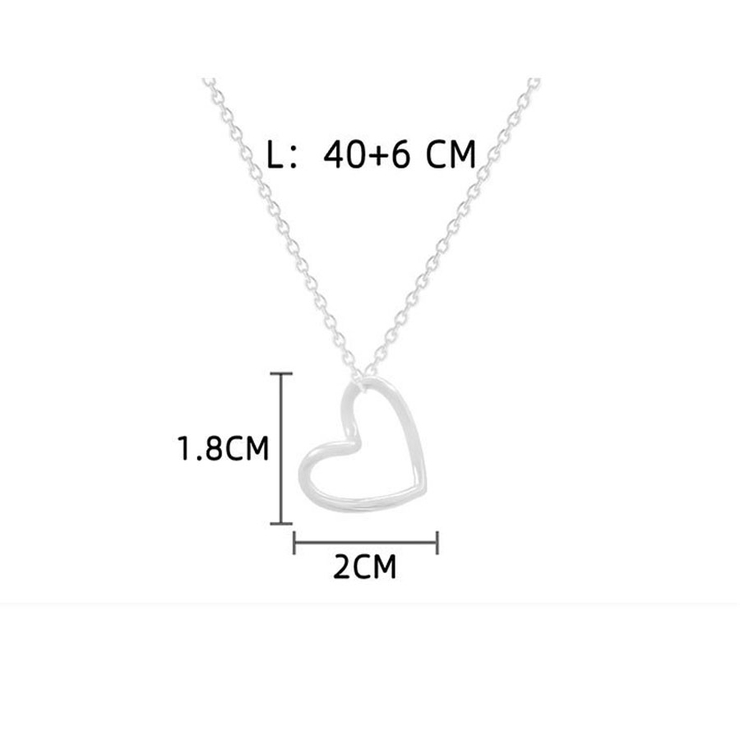 ハート型ネックレス チェーンチョーカー ゴールド | shoppinggo | 詳細画像3 