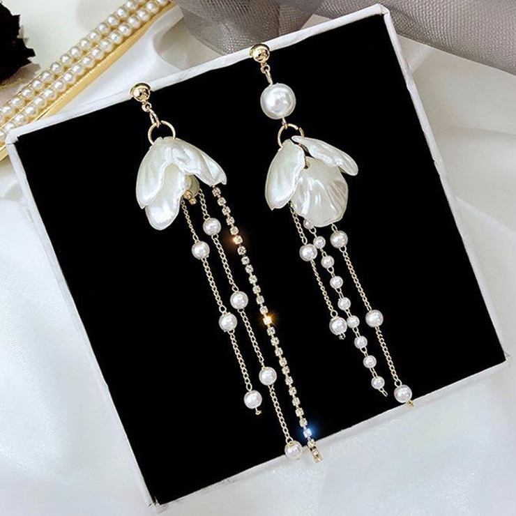 ロングピアス 揺れる 花 | shoppinggo | 詳細画像2 