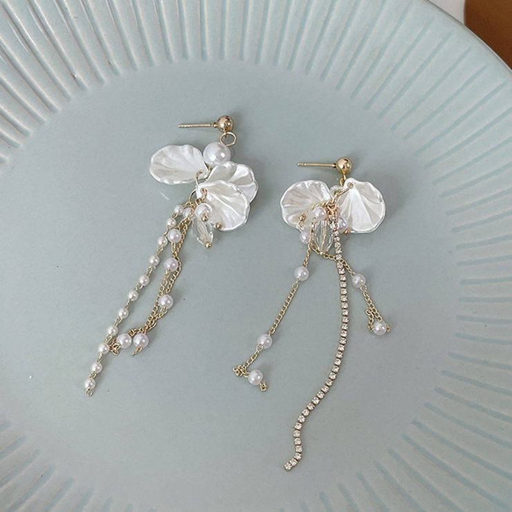 ロングピアス 揺れる 花 | shoppinggo | 詳細画像6 