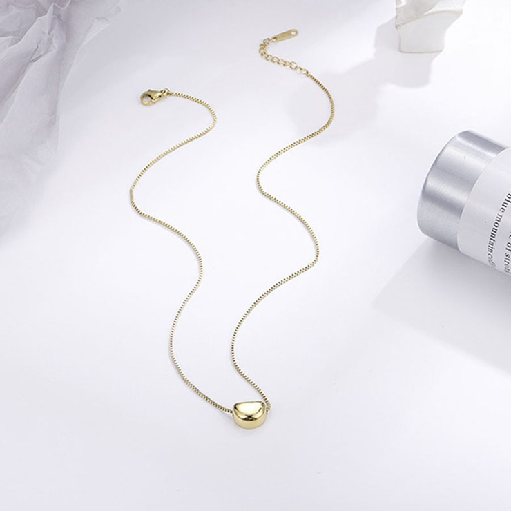 しずく型ネックレス チェーンチョーカー ゴールド | shoppinggo | 詳細画像3 