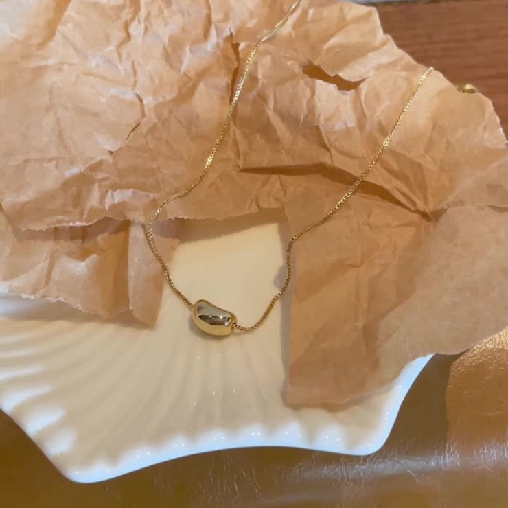 しずく型ネックレス チェーンチョーカー ゴールド | shoppinggo | 詳細画像6 
