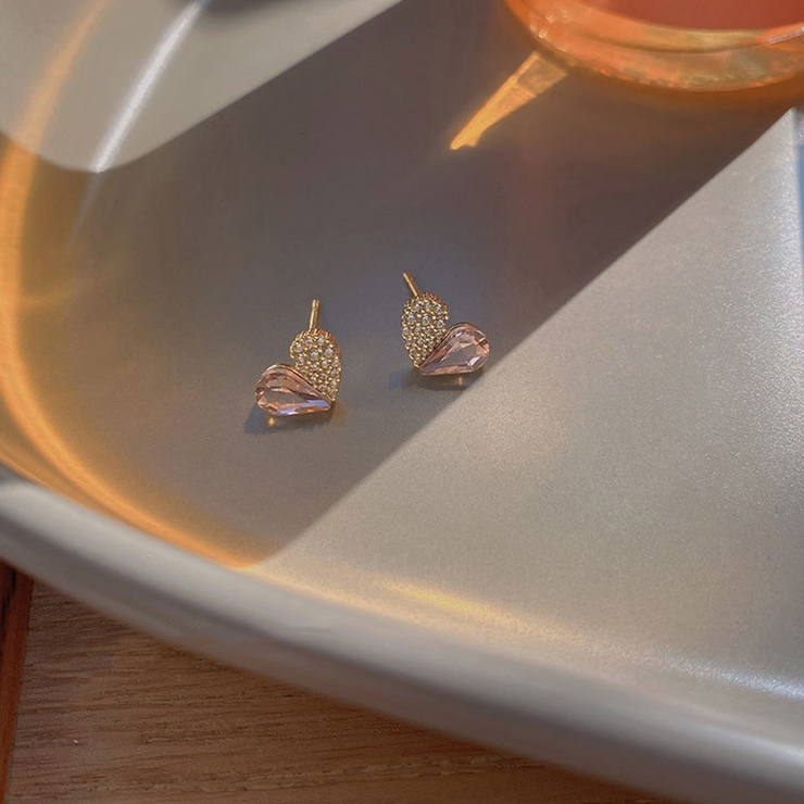 ピアス ピンクハート 可愛いピアス | shoppinggo | 詳細画像7 