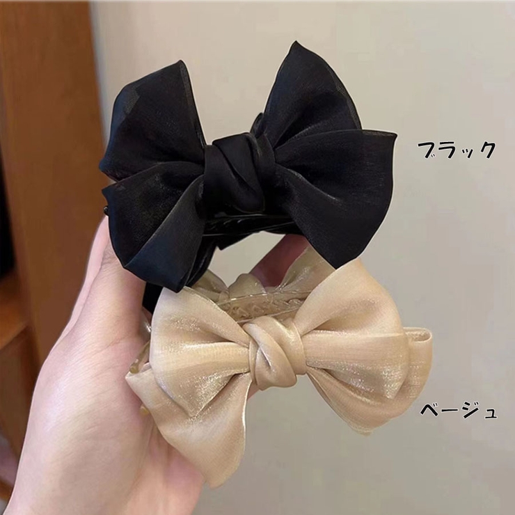 リボンバレッタ ダブル 清楚 | shoppinggo | 詳細画像2 