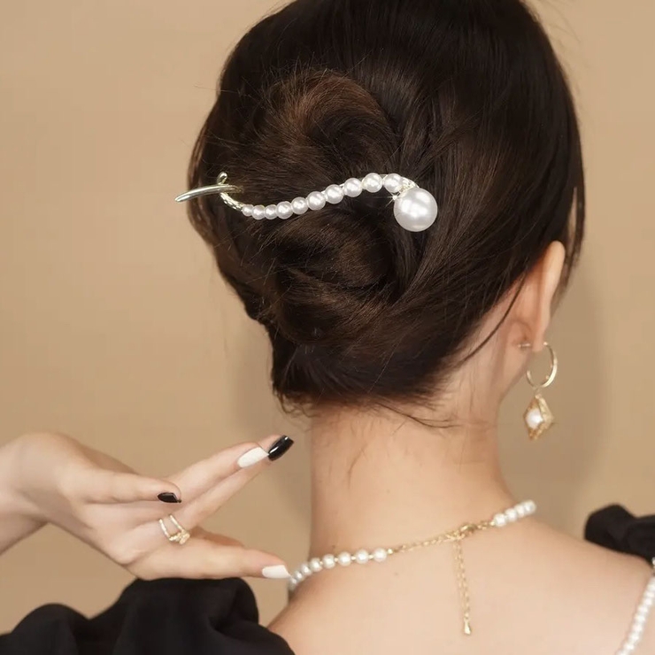 キラキラヘアピン クリップ 花 | shoppinggo | 詳細画像9 