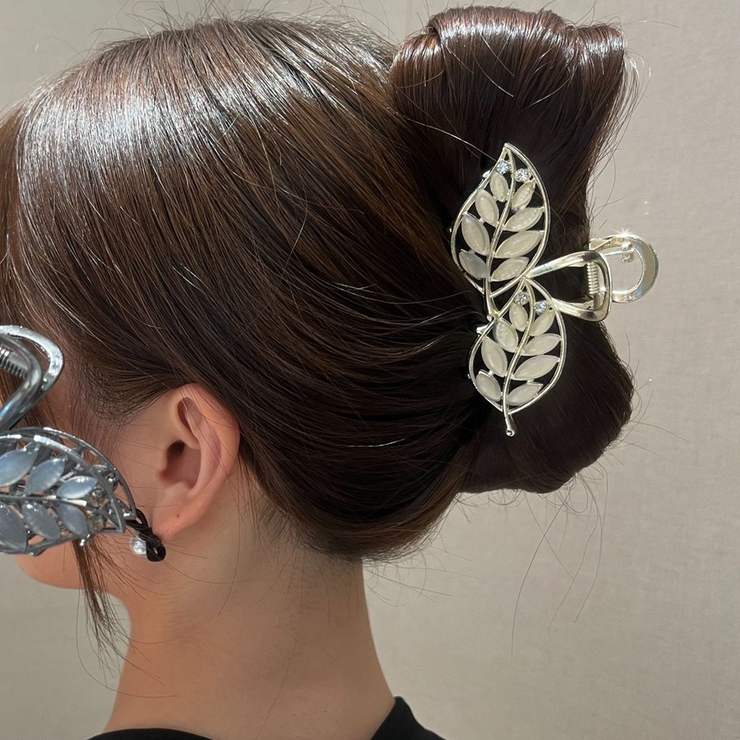 バンスクリップ 葉っぱデザイン ヘアクリップ | shoppinggo | 詳細画像10 