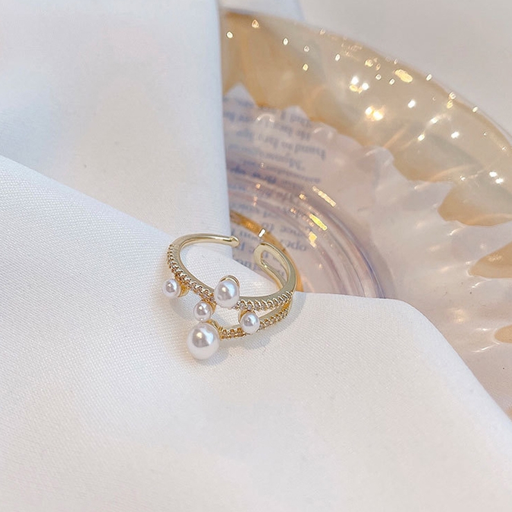 指輪 パール オープン | shoppinggo | 詳細画像4 