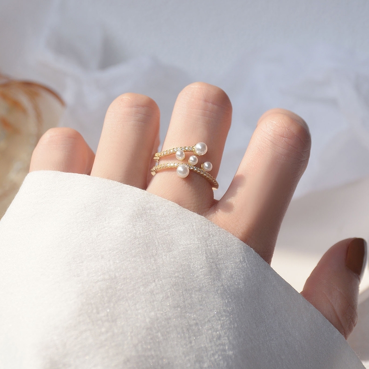 指輪 パール オープン | shoppinggo | 詳細画像6 