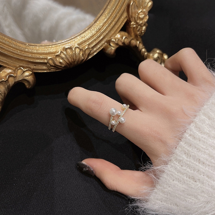 指輪 パール オープン | shoppinggo | 詳細画像7 