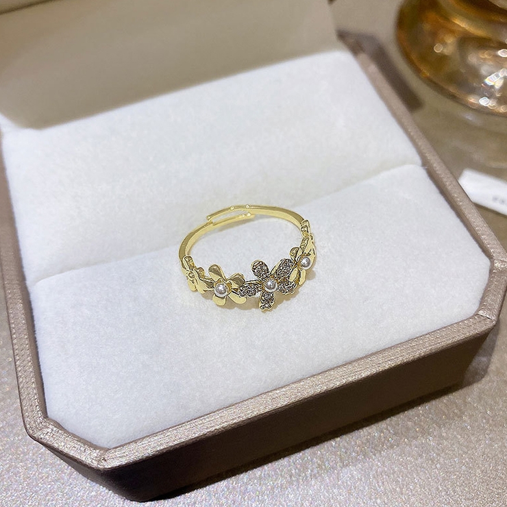 指輪 花 パール | shoppinggo | 詳細画像5 