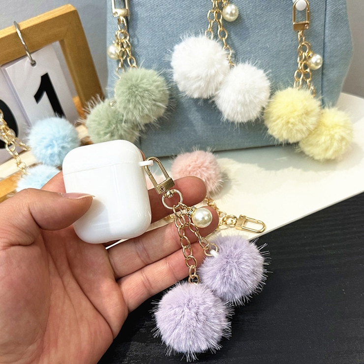 ポンポン ファーチャーム ふわふわ | shoppinggo | 詳細画像4 