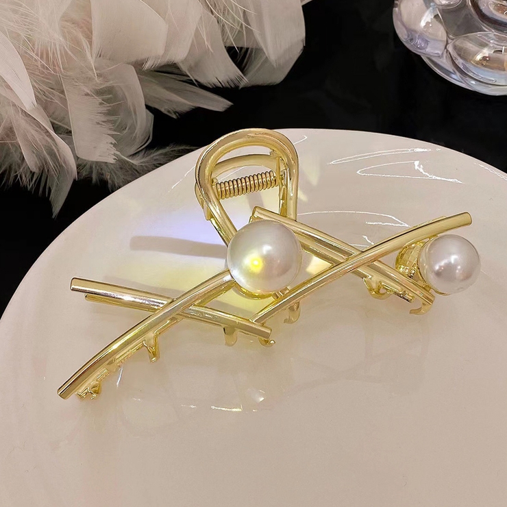 パール バンスクリップ ヘアクリップ | shoppinggo | 詳細画像4 