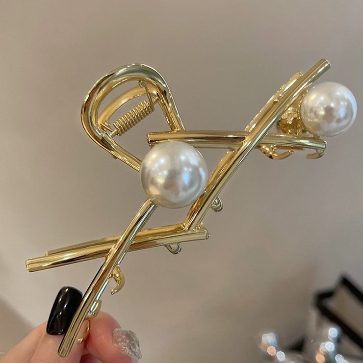 パール バンスクリップ ヘアクリップ | shoppinggo | 詳細画像5 