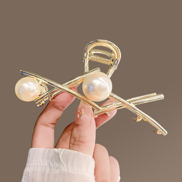 パール バンスクリップ ヘアクリップ | shoppinggo | 詳細画像6 