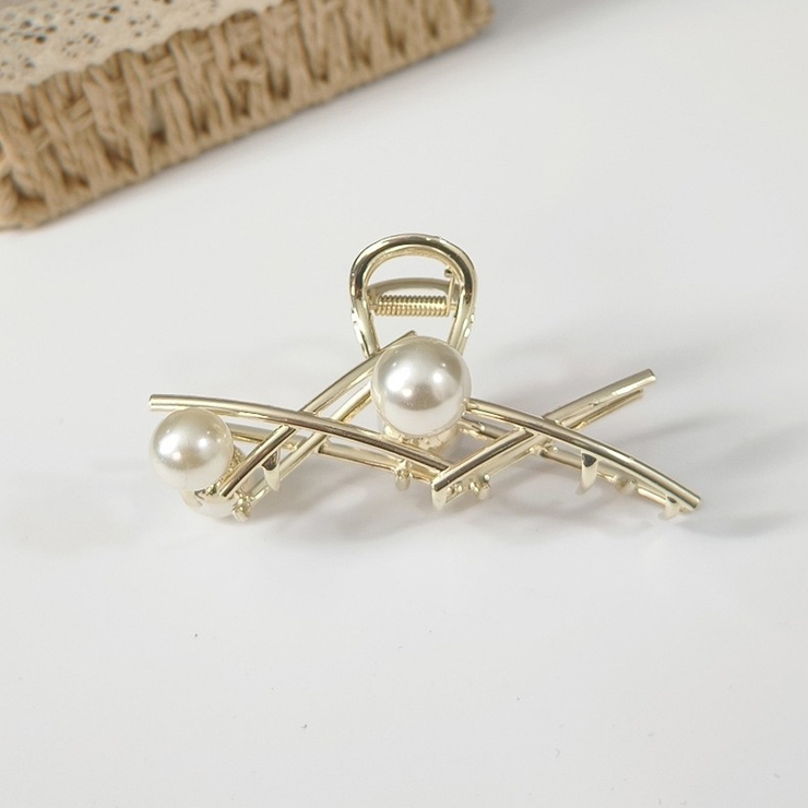 パール バンスクリップ ヘアクリップ | shoppinggo | 詳細画像12 