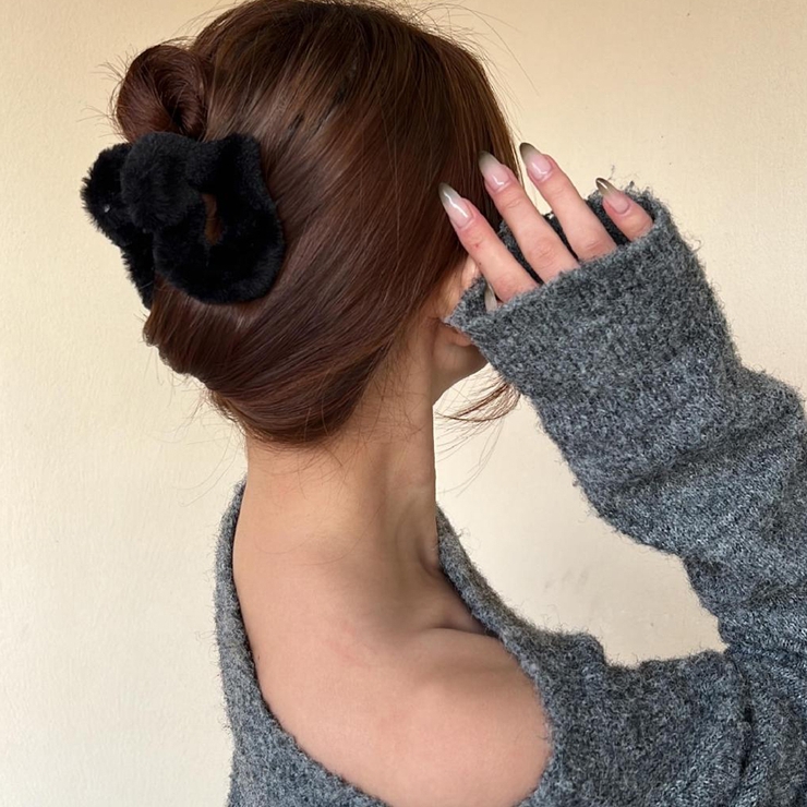 ヘアクリップ ハート ファー | shoppinggo | 詳細画像11 