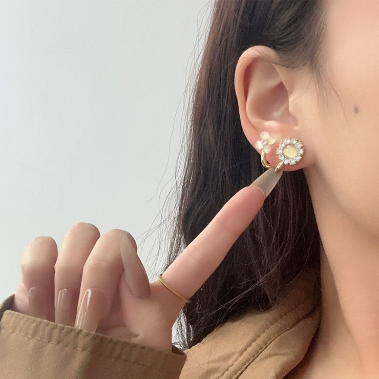 ピアス 花ピアス スタッドピアス | shoppinggo | 詳細画像7 
