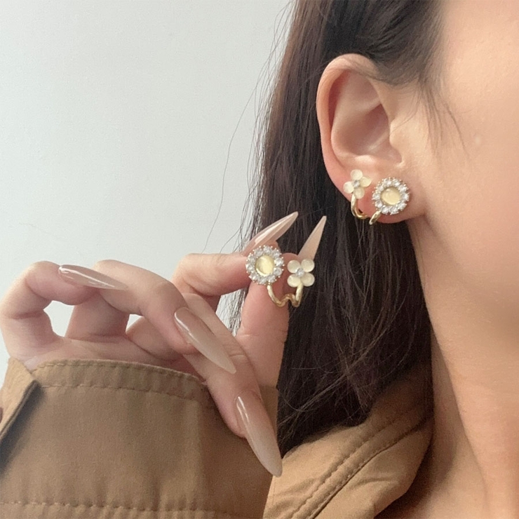 ピアス 花ピアス スタッドピアス | shoppinggo | 詳細画像8 