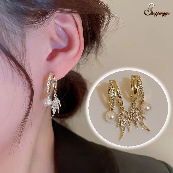 フープピアス パール リングピアス | shoppinggo | 詳細画像1 