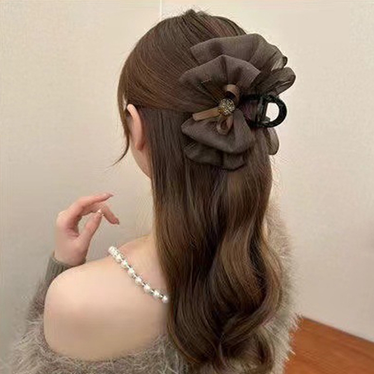 リボンバレッタ 大きい リボンヘアアクセサリー | shoppinggo | 詳細画像5 
