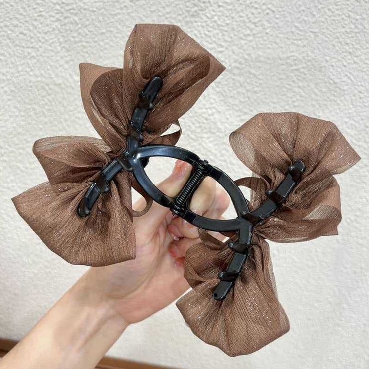 リボンバレッタ 大きい リボンヘアアクセサリー | shoppinggo | 詳細画像10 