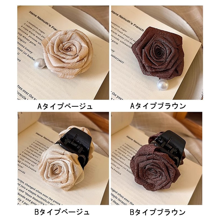 ミニヘアクリップ 花 1個入り | shoppinggo | 詳細画像2 