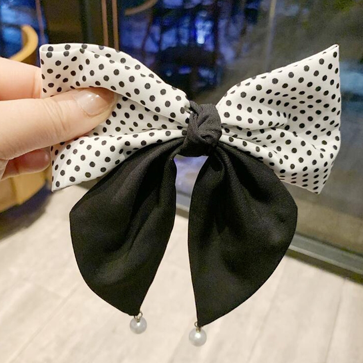 リボンバレッタ パールヘアクリップ 清楚 | shoppinggo | 詳細画像4 