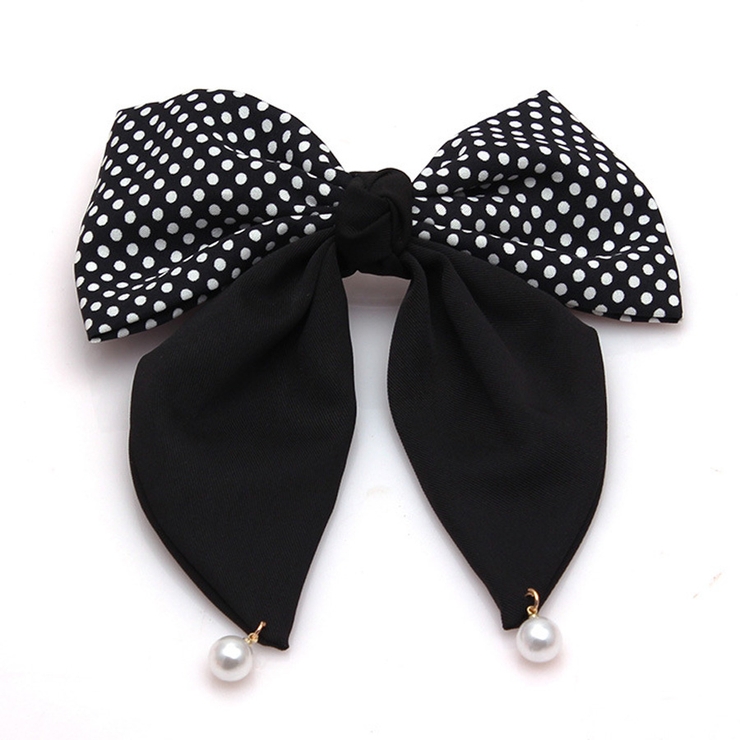 リボンバレッタ パールヘアクリップ 清楚 | shoppinggo | 詳細画像10 