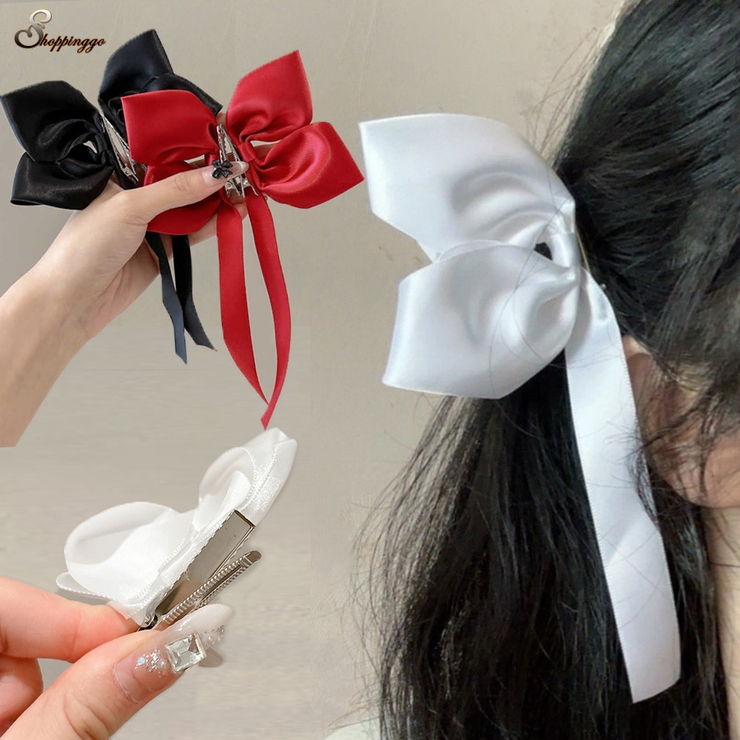 ヘアピン2個セット リボン ヘアアクセサリー[品番:JRKW0005246 ヘアピン2個セット リボン ヘアアクセサリー[品番:JRKW0005246