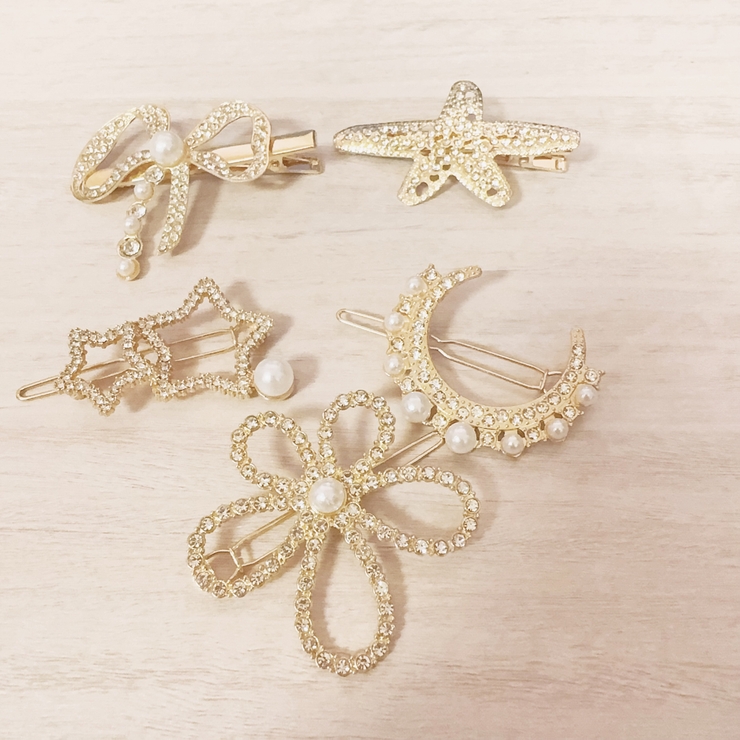 ヘアピンセット 5点セット パール | shoppinggo | 詳細画像7 