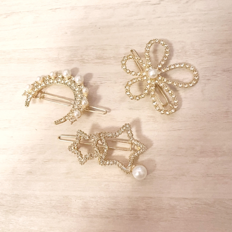 ヘアピンセット 5点セット パール | shoppinggo | 詳細画像10 