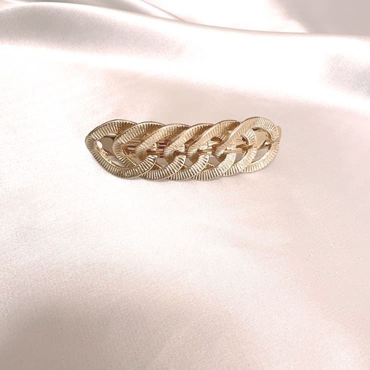 バレッタ ゴールドチェーン ヘアクリップ | shoppinggo | 詳細画像5 