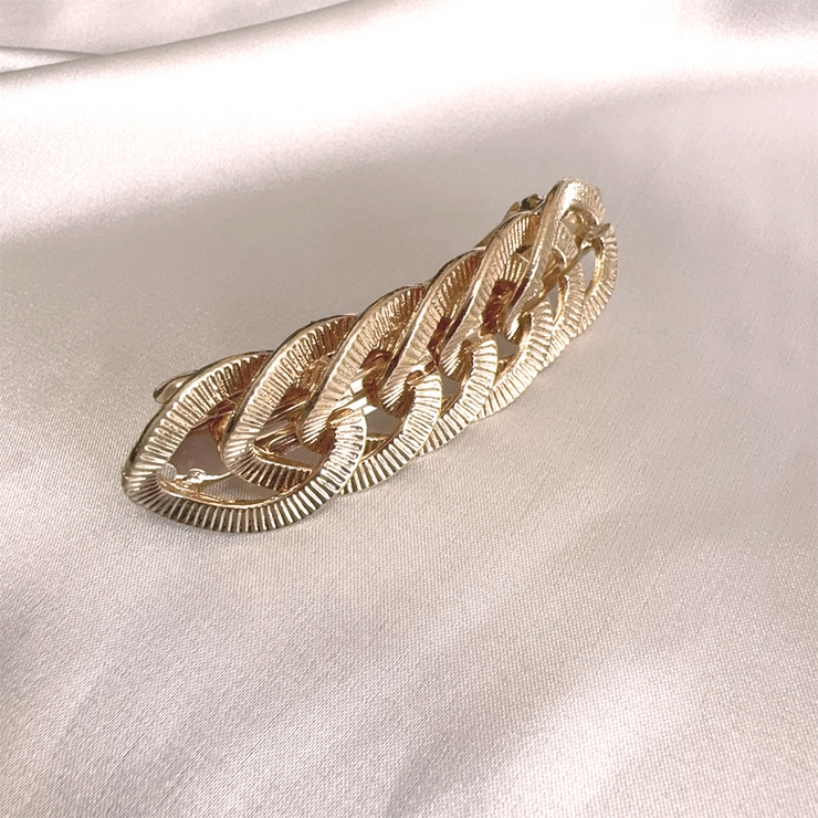 バレッタ ゴールドチェーン ヘアクリップ | shoppinggo | 詳細画像6 