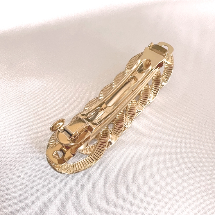 バレッタ ゴールドチェーン ヘアクリップ | shoppinggo | 詳細画像7 