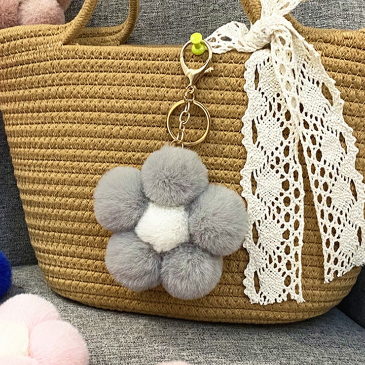 グレー | ファーチャーム はな ふわふわ | shoppinggo