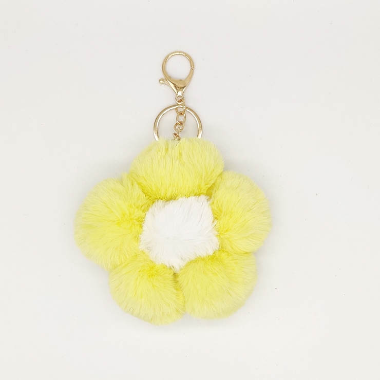 イエロー | ファーチャーム はな ふわふわ | shoppinggo