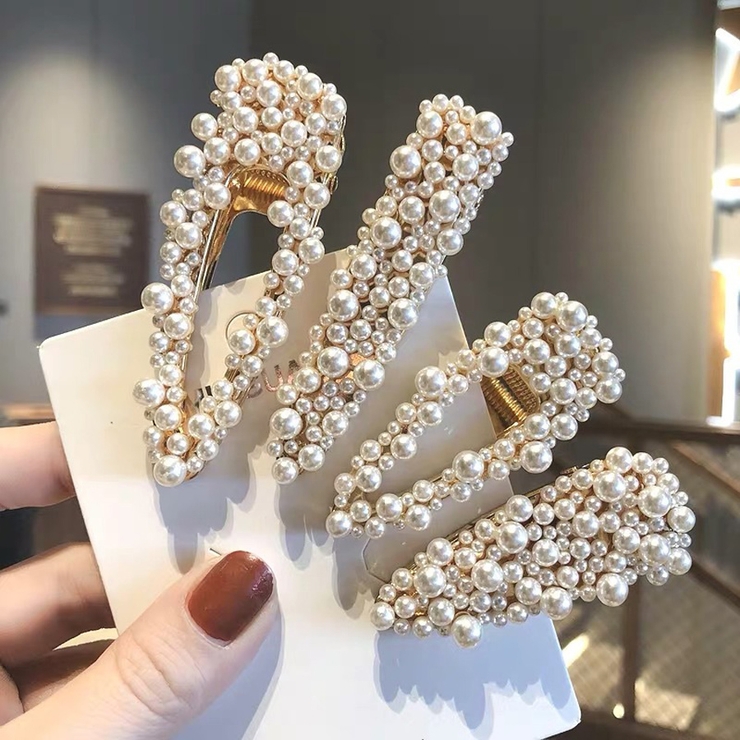 ヘアピン パールビーズヘアピン パッチン留め | shoppinggo | 詳細画像4 