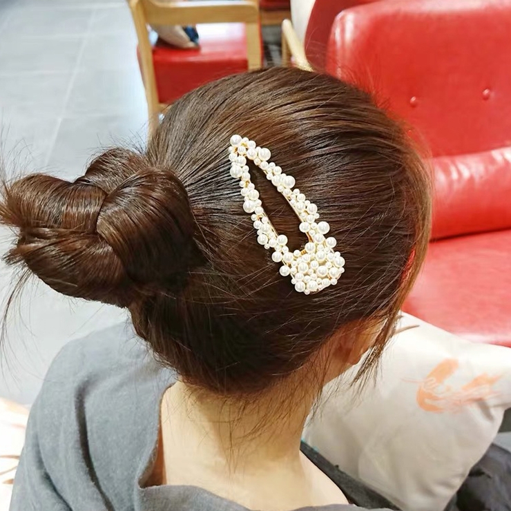 A05 | ヘアピン パールビーズヘアピン パッチン留め | shoppinggo