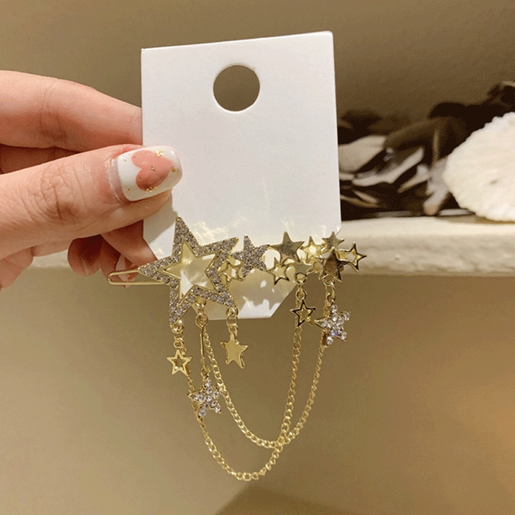 ヘアピン 星 1点入り[品番：JRKW0004932]｜shoppinggo