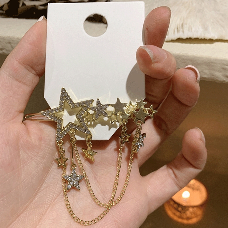 ヘアピン 星 1点入り[品番：JRKW0004932]｜shoppinggo