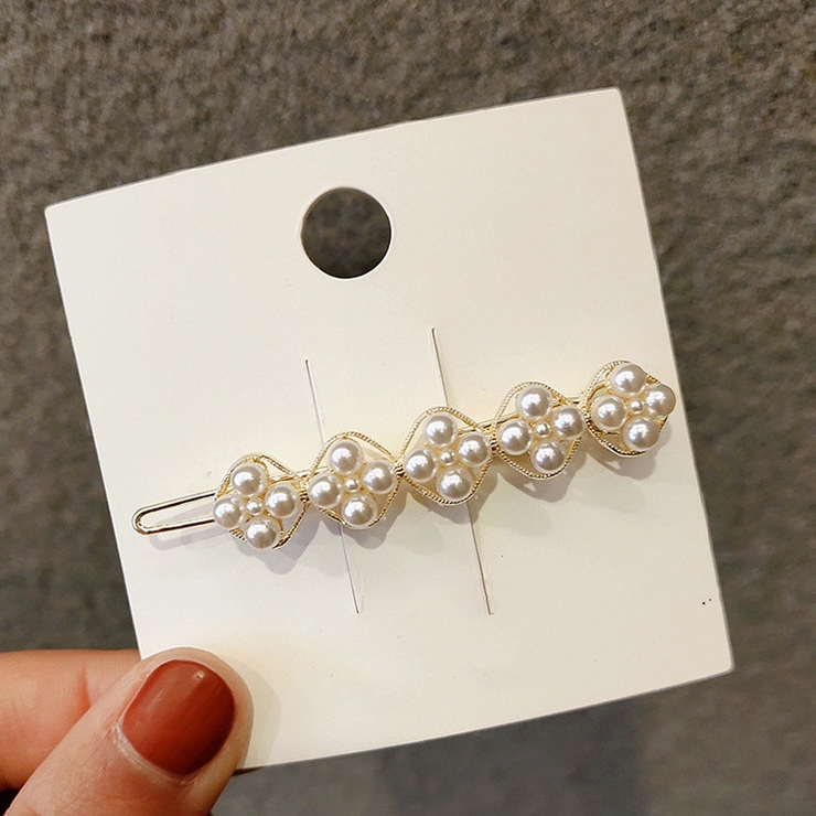 四角 | パールヘアピン はな 星 | shoppinggo