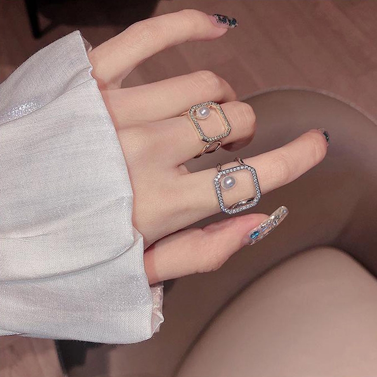 指輪 パール オープン | shoppinggo | 詳細画像6 