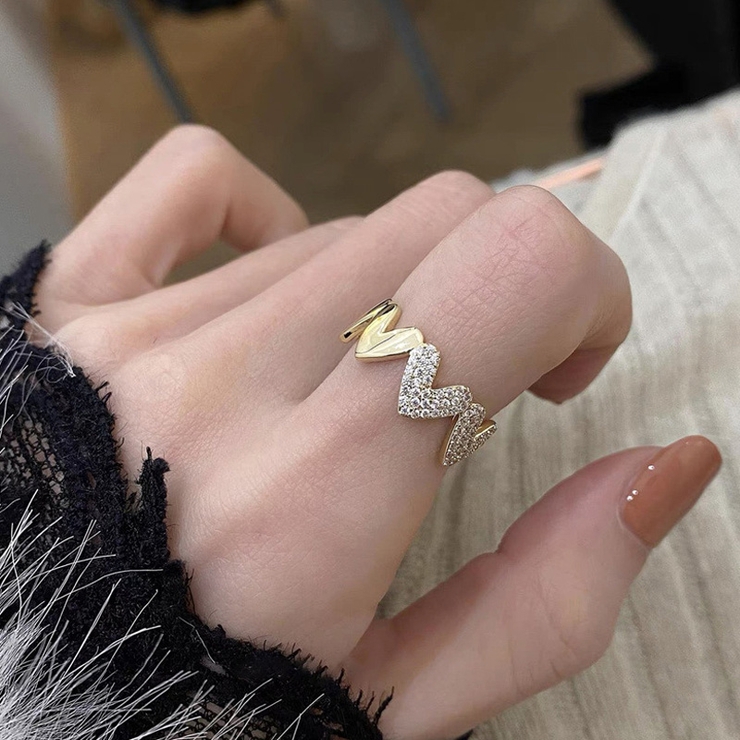 指輪 ハート オープン | shoppinggo | 詳細画像2 