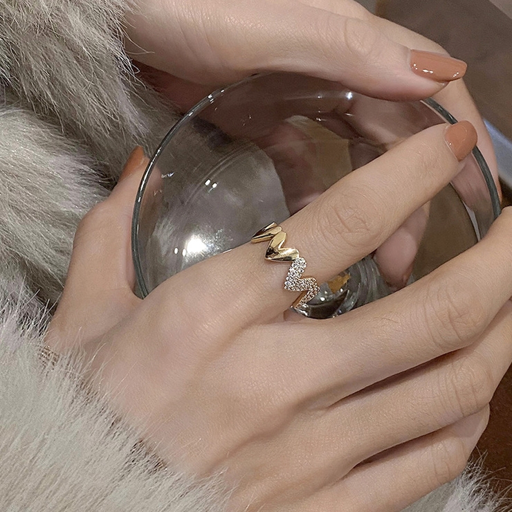 指輪 ハート オープン | shoppinggo | 詳細画像3 